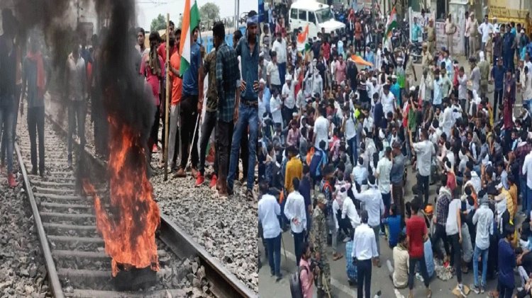 'अग्निपथ' का विरोध: डिप्‍टी CM के घर पर पथराव, फूंकी गईं ट्रेनें