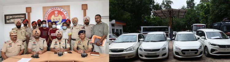 जालंधरः पुलिस ने 3 चोरों को काबू कर 4 गाड़ियां की बरामद, देखें वीडियो