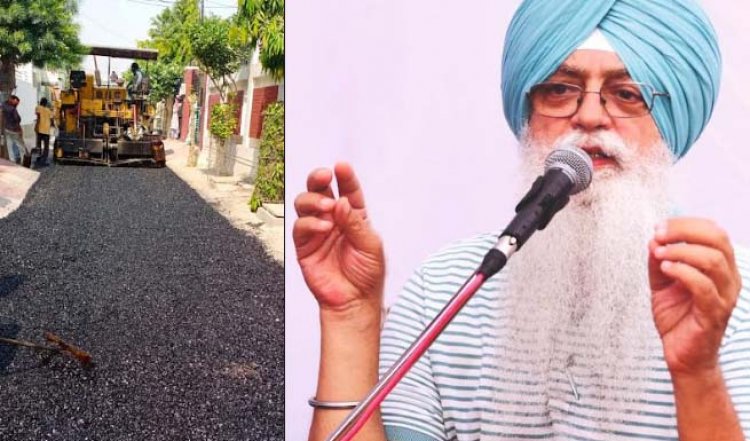 पंजाबः नगर निगम की पहल, मंत्री इंदरबीर निज्जर ने प्लास्टिक अवशेष से सड़कें बनाने का काम करवाया शुरू