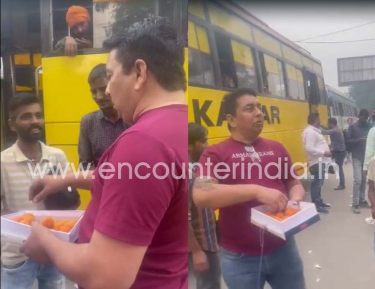 जालंधरः हिंदू नेता सूरी के मर्डर पर बस अड्डे पर बांटे गए लड्‌डू, वीडियो वायरल