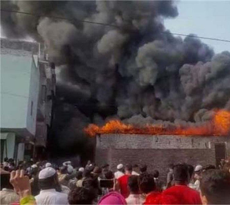 पंजाबः माया नगर में गोदाम में लगी भीष्ण आग, देखें वीडियो
