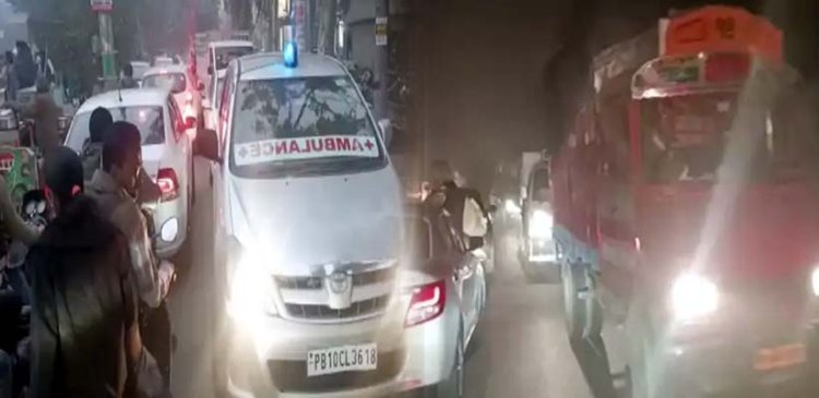 पंजाबः ट्रक यूनियन ने लगाया धरना, जाम से नेशनल हाईवे ठप 