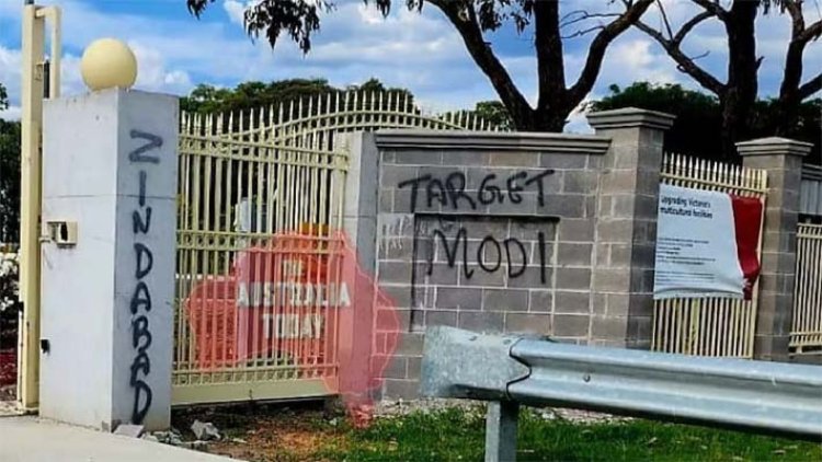 5 दिन में दूसरी बार हिंदू मंदिर पर हमला, दीवार पर लिखा टारगेट मोदी