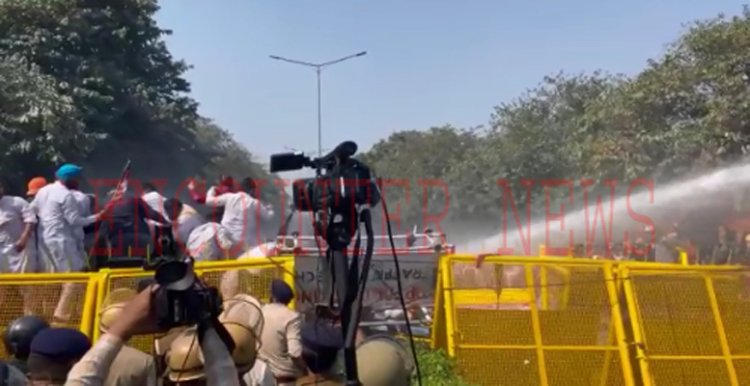 पंजाबः सरकार खिलाफ भाजपा का प्रदर्शन, पुलिस ने पानी की बौछारे के साथ कई नेताओं को लिया हिरासत में, देखें वीडियो