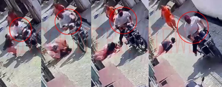 जालंधरः लुटेरे द्वारा पर्स छीनने पर सड़क पर गिरी महिला के ब्रेन में फ्रैक्चर, हालत गंभीर, देखें CCTV