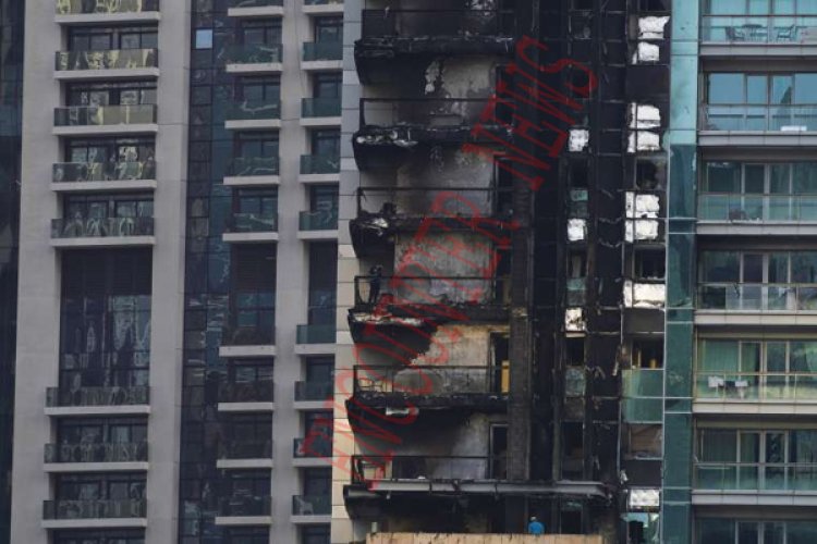 इमारत में आग लगने से 16 लोगों की मौत