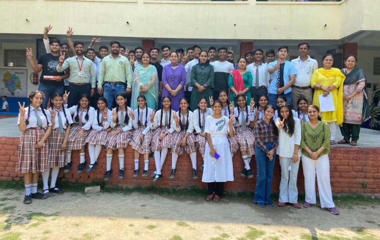रूद्रा इंटरनेशनल स्कूल बसाल का 10वीं का रिजल्ट रहा शतप्रतिशत 