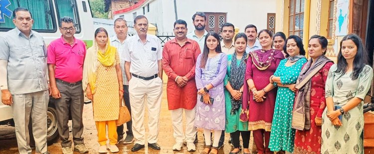 बंगाणा के पीएचसी रायपुर में मासिक बैठक सम्पन्न, कृष्ण पाल शर्मा रहे मौजूद