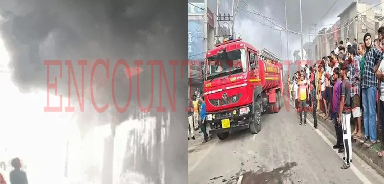 पंजाबः डाइंग यूनिट में लगी भीषण आग, कर्मचारियों को सुरक्षित निकाला बाहर 