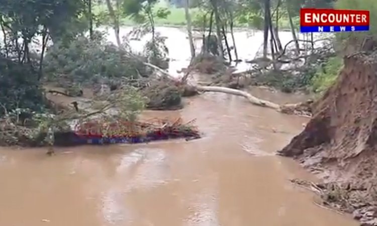 पंजाब : नहर में भारी दरार पड़ने से धान की फसलें बर्बाद, देखें वीडियो
