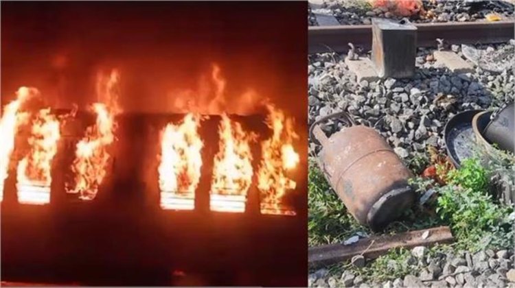 ट्रेन में लगी आग,  8 की मौत, 20  घायल, देखें वीडियो