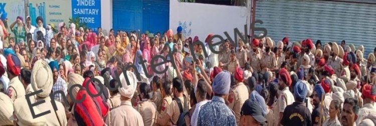 पंजाबः सीएम आवास के सामने पुलिस और अध्यापकों के बीच झड़प