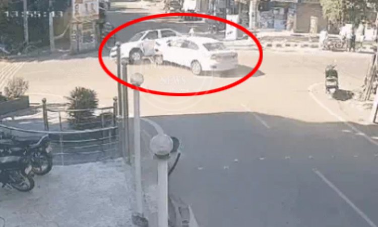 पंजाबः भयानक सड़क हादसा, गाड़ी की टक्कर से पलटी दूसरी कार, एक की मौत, देखें CCTV