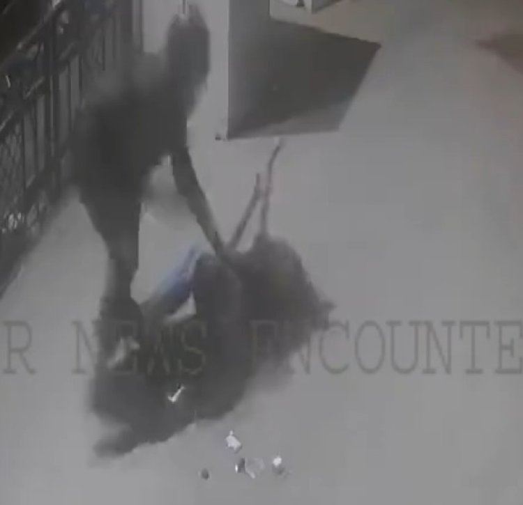 लड़की को खींचकर ले गया युवक, हादसे में हुई घायल, देखें CCTV