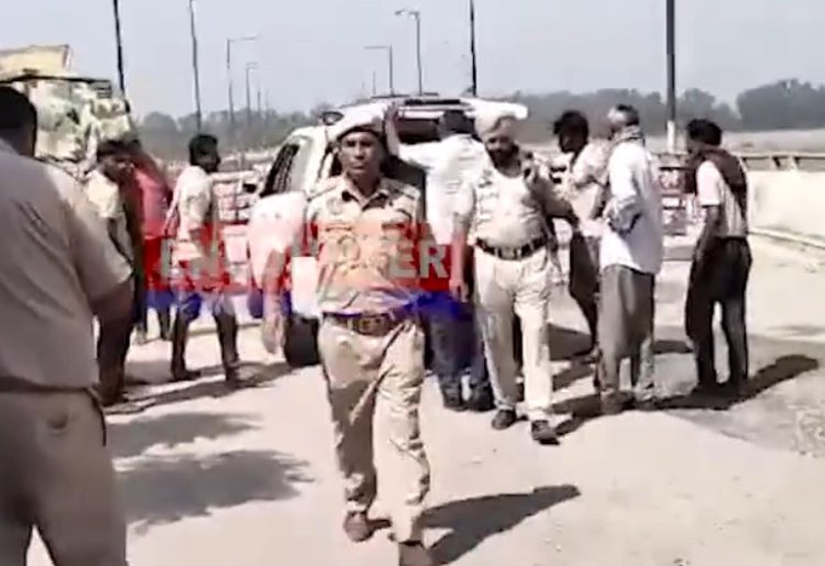 पंजाब : पुलिस ने पशु तस्करी कर ले जा रहे वाहन को किया काबू, देखें वीडियो