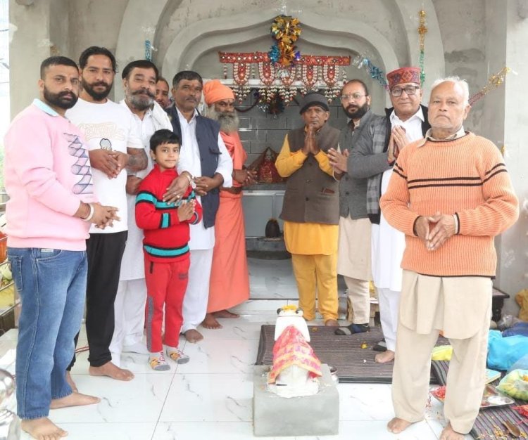 दुलैहड़ के हीरांनगर में शिव परिवार मूर्तियां स्थापित