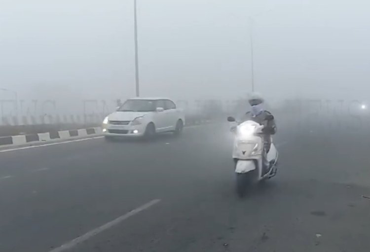 पंजाब :  धुंध का कहर, विजिबिलिटी हुई जीरो, देखें वीडियो