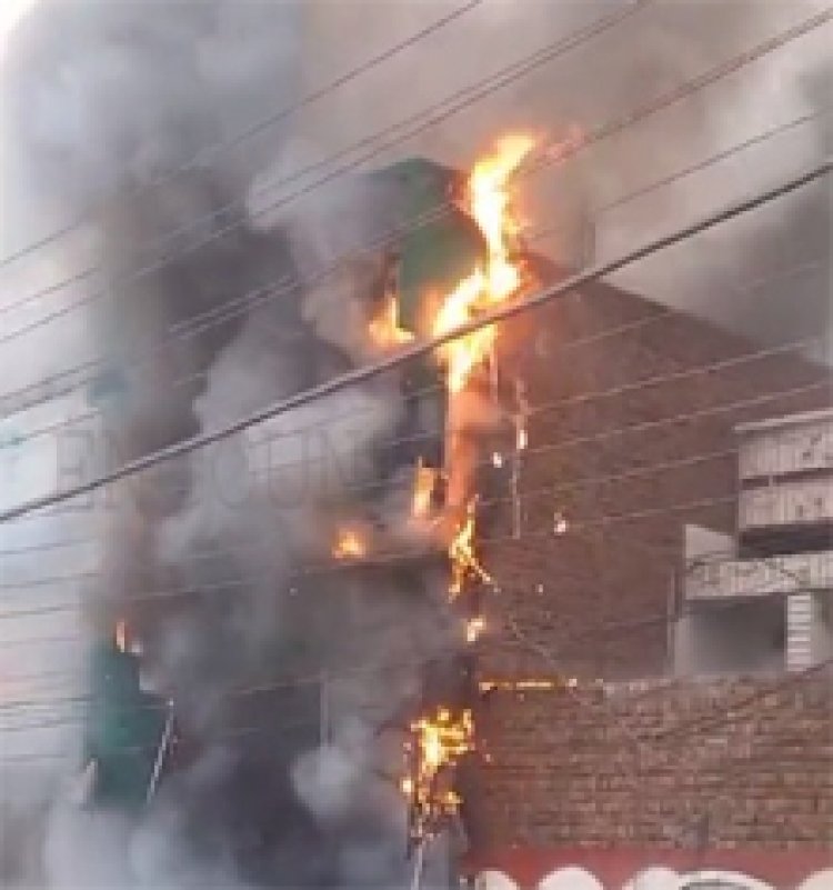 पंजाबः रेस्टोरेंट में लगी भयानक आग, देखें वीडियो