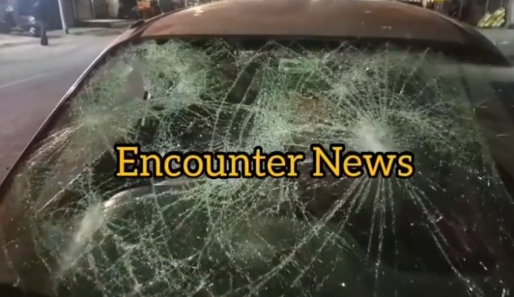 पंजाब : हमलावरों ने कार पर बेसबैट और ईंटों से किया हमला, देखें वीडियो