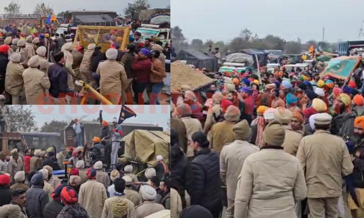 पंजाबः किसानों में भारी रोष, उखाड़े बैरिगेड्स, CM की रिहायश की ओर किया कूच, देखें वीडियो