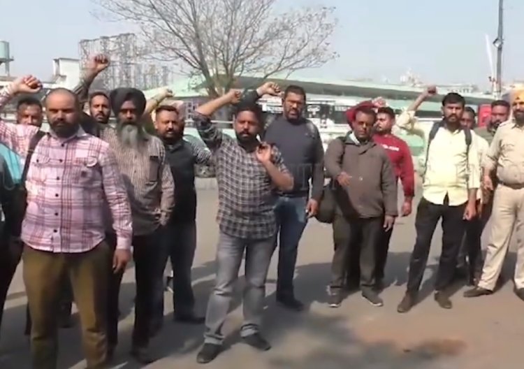पंजाबः 2 दिन नहीं चलेंगी PUNBUS और PRTC की बसें, कर्मियों ने किया ऐलान, देखें वीडियो