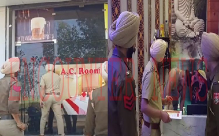पंजाबः Crown Spa और O3 Spa सेंटरों में पुलिस की रेड, एक गिरफ्तार, देखें वीडियो