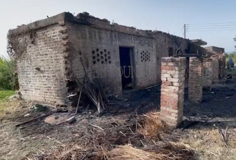 पंजाब : किसान परिवार पर पड़ी दोहरी मार, घर और फसल जलकर हुई राख, देखें वीडियो