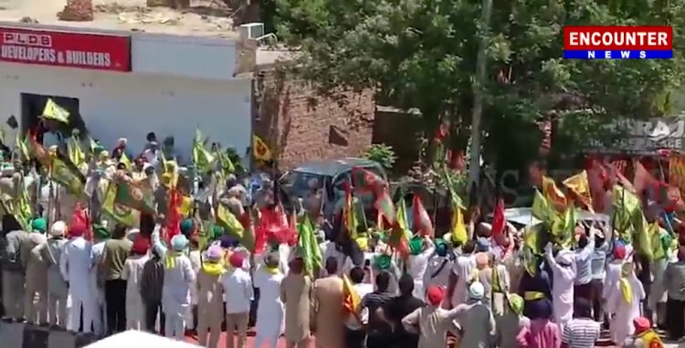 पंजाब : सांसद के प्रचार दौरान किसानों ने किया विरोध, देखें वीडियो
