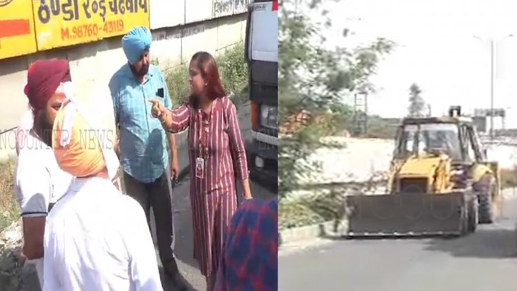 पंजाबः नगर निगम के ट्रक और बुलडोजर का बिगड़ा बैलेंस, महिला टीचर ने किया हंगामा, देखें वीडियो