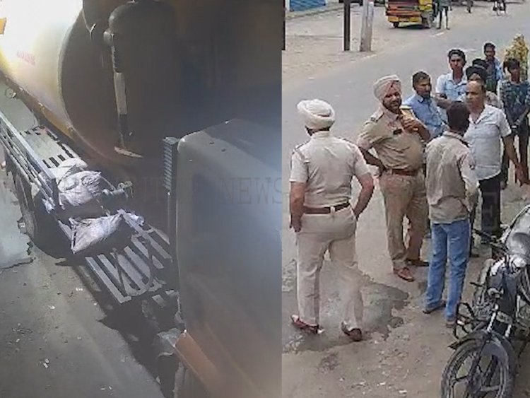 पंजाबः दुकान से टकराया नगर निगम का बेकाबू ट्रक, शटर व मीटर टूटा, देखें CCTV
